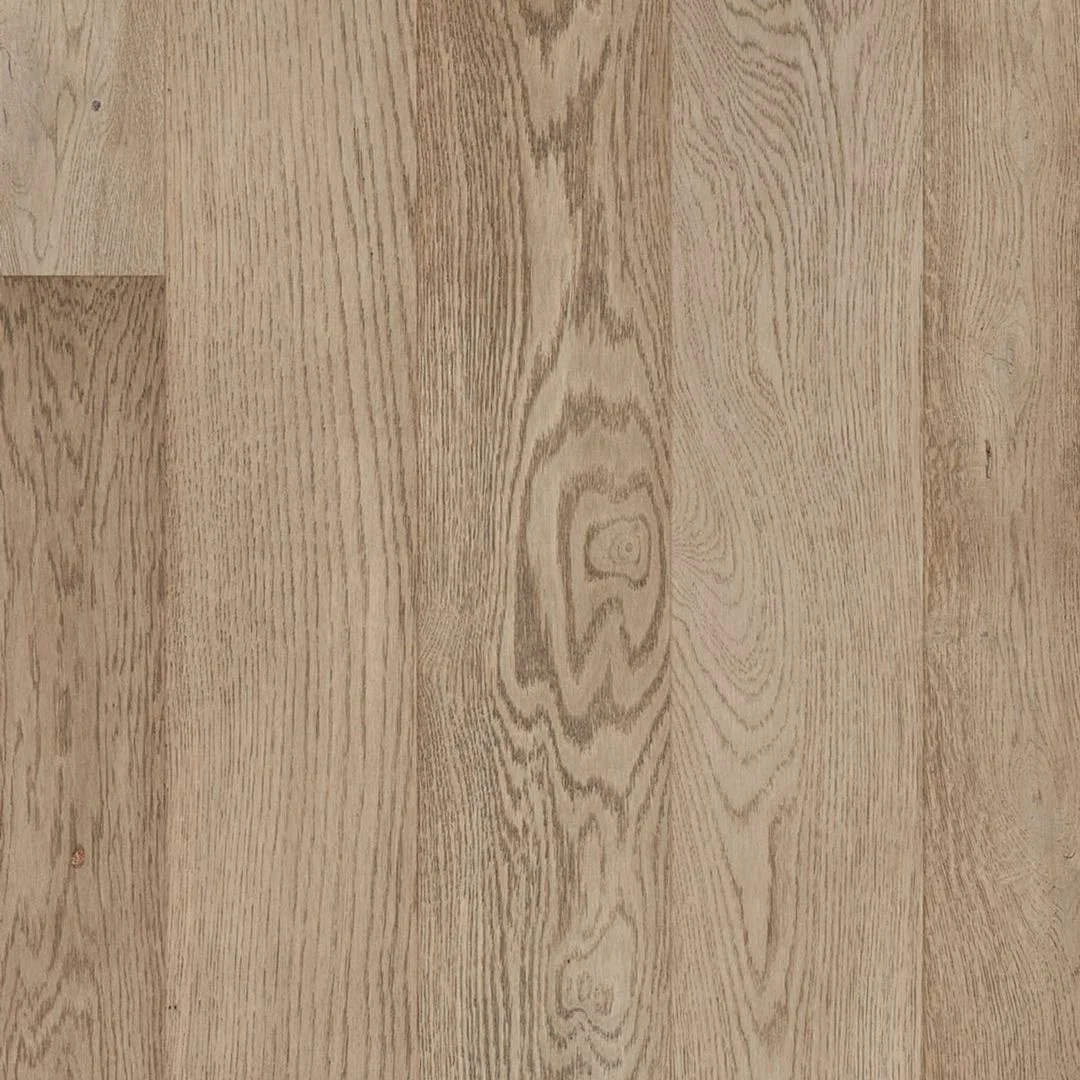 Detalle completo de la muestra de madera sólida Roble