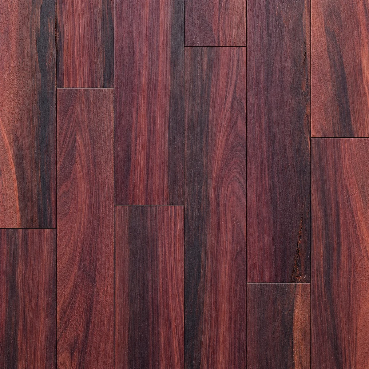 Detalle completo de la muestra de madera sólida Zapote